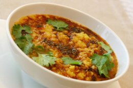 Brown rice and lentils